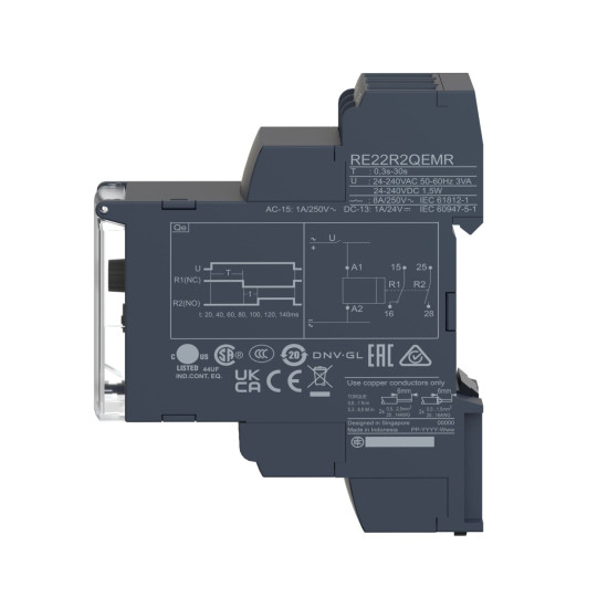 Реле часу зірка-трикутник Schneider Electric RE22R2QEMR