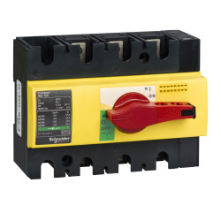 Рубильник Schneider Electric INTERPACT INS125 3P червоний/жовтий (28926)