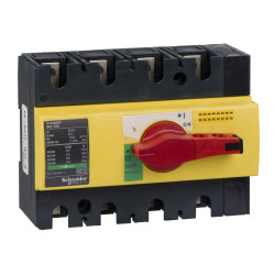 Рубильник Schneider Electric INTERPACT INS125 4P червоний/жовтий (28927)
