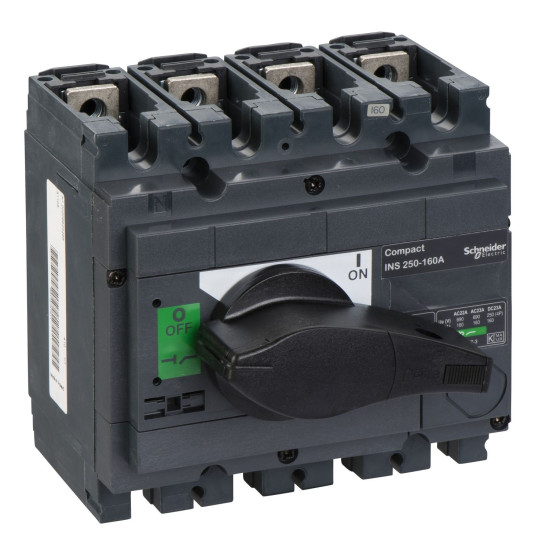 Вимикач-роз'єднувач Schneider Electric INTERPACT INS250 160А 4P (31105)