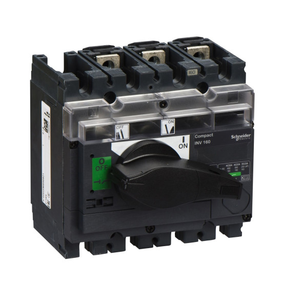 Вимикач-роз'єднувач Schneider Electric INTERPACT INV160 3P (31164)