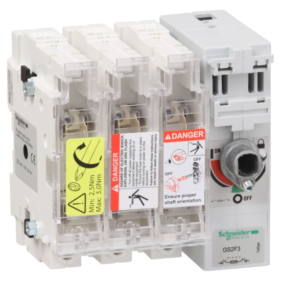 Роз'єднувач із запобіжником Schneider Electric GS2F3 14х51 3х 50A