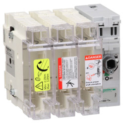 Роз'єднувач із запобіжником Schneider Electric GS2G3 00C 3х 63A