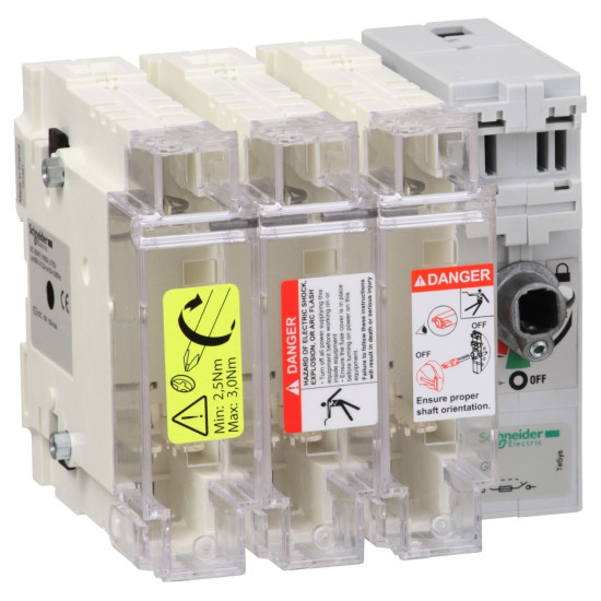 Роз'єднувач із запобіжником Schneider Electric GS2G3 00C 3х 63A