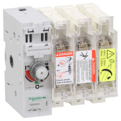Роз'єднувач із запобіжником Schneider Electric GS2KG3 22х58 3х 125A
