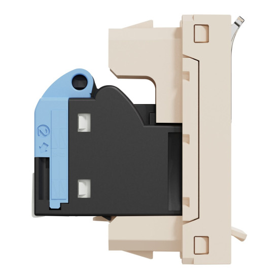 Комп'ютерна розетка RJ45 Schneider Electric Unica New NU341044 cat5 UTP 1м бежева