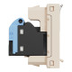 Комп'ютерна розетка RJ45 Schneider Electric Unica New NU341044 cat5 UTP 1м бежева