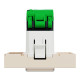 Комп'ютерна розетка RJ45 Schneider Electric Unica New NU341144 cat5 UTP 2м бежева