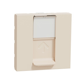Комп'ютерна розетка RJ45 Schneider Electric Unica New NU341344 cat5 STP 2м бежева