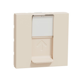 Комп'ютерна розетка RJ45 Schneider Electric Unica New NU341544 cat6 UTP 2м бежева