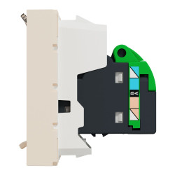 Комп'ютерна розетка RJ45 Schneider Electric Unica New NU341544 cat6 UTP 2м бежева