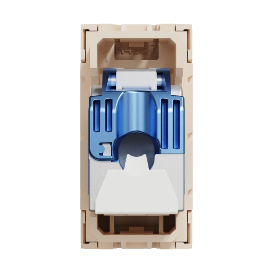Комп'ютерна розетка RJ45 Schneider Electric Unica New NU341644 cat6 STP 1м бежева