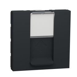 Центральна плата Schneider Electric Unica New NU946154 RJ45 2м антрацит