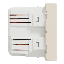 Розетка Schneider Electric Unica New NU341844 2 USB 2.1А 2м бежева