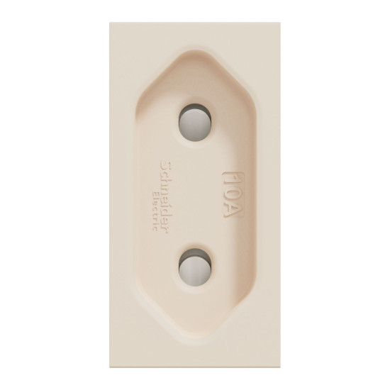 Розетка Schneider Electric Unica New NU303144 зі шторками гвинтовий зажим 1м бежева