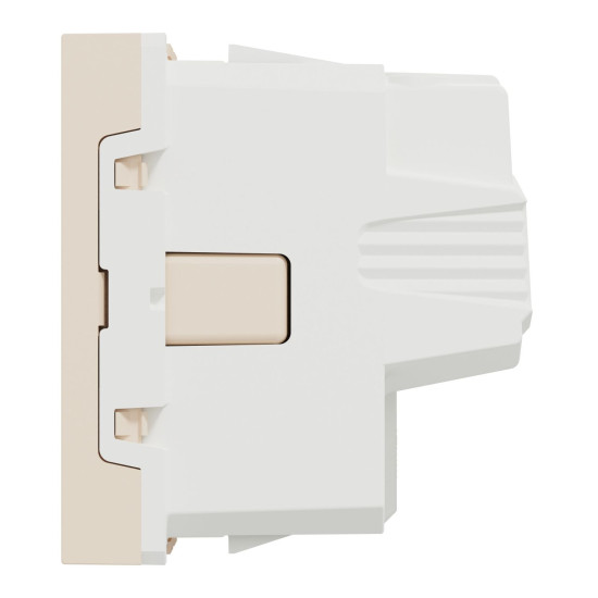 Розетка з заземленням Schneider Electric Unica New NU303644 16А гвинтовий зажим бежева
