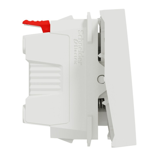 Вимикач без фіксації "дзвоник" Schneider Electric Unica New NU320618C 10А 2м білий