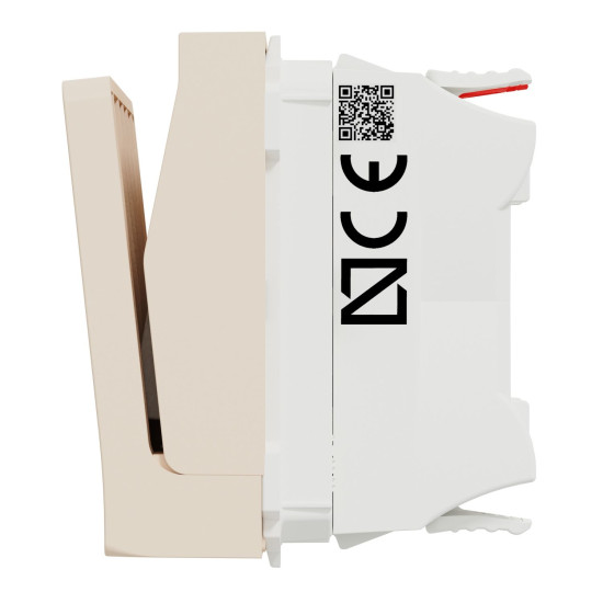Картковий вимикач Schneider Electric Unica New NU328344 з підсвіткою 10А 2м бежевий