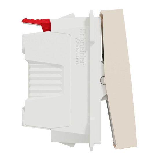 Кнопка вимикача Schneider Electric Unica New NU310144 10А 1м бежева