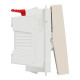 Кнопка вимикача Schneider Electric Unica New NU310144 10А 1м бежева