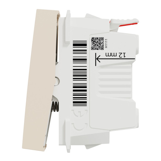 Кнопка вимикача Schneider Electric Unica New NU310644 10А 1м бежева