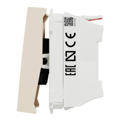 Кнопка вимикача Schneider Electric Unica New NU320144 10А 2м бежева