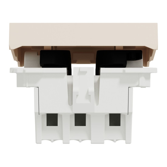 Кнопка вимикача Schneider Electric Unica New NU320144 10А 2м бежева
