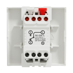 Кнопка вимикача Schneider Electric Unica New NU320618L з символом 10А 2м біла