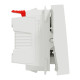Кнопка вимикача Schneider Electric Unica New NU320618L з символом 10А 2м біла
