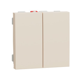 Кнопка вимикача Schneider Electric Unica New NU321144 10А 2м бежева