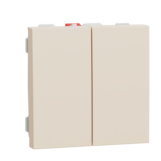 Кнопка вимикача Schneider Electric Unica New NU321144 10А 2м бежева