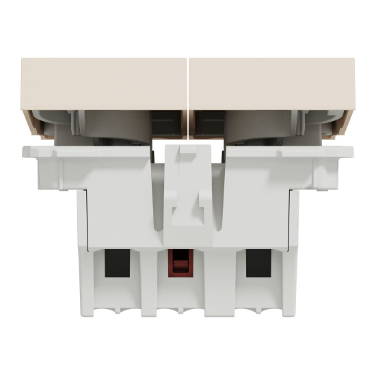 Кнопка вимикача Schneider Electric Unica New NU321144 10А 2м бежева
