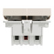 Кнопка вимикача Schneider Electric Unica New NU321144 10А 2м бежева