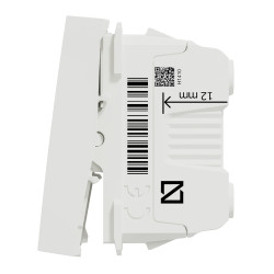 Кнопка вимикача Schneider Electric Unica New NU326118 16А 2м біла
