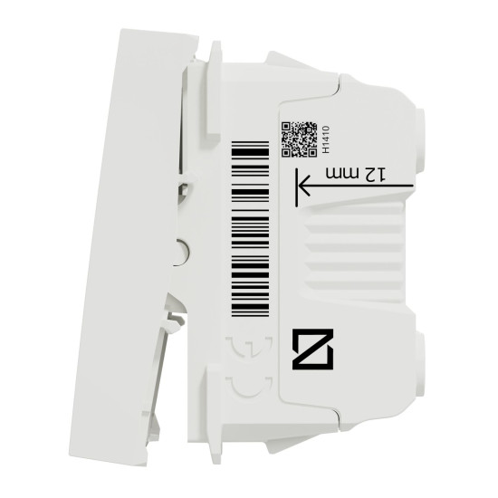Кнопка вимикача Schneider Electric Unica New NU326118 16А 2м біла