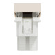 Перехресний вимикач Schneider Electric Unica New NU310544 1-клавішний 10А 1м бежевий