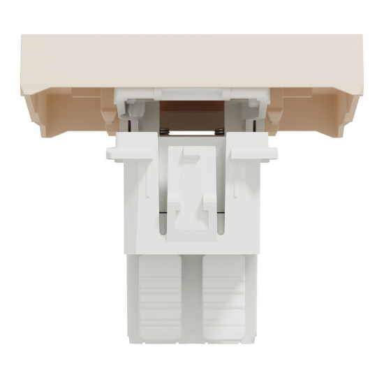 Перехресний вимикач Schneider Electric Unica New NU320544 1-клавішний 10А 2м бежевий