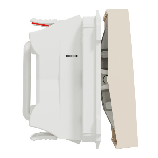 Вимикач Schneider Electric Unica New NU321344 2-клавішний 10А 2м бежевий
