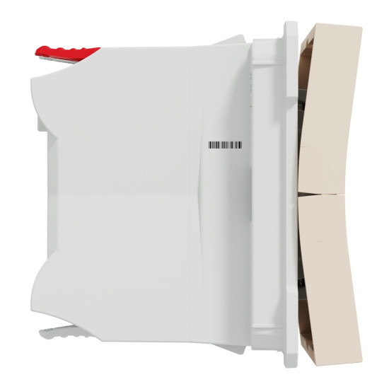 Вимикач для жалюзі Schneider Electric Unica New NU320744 2-х клавішний 6А 2м бежева