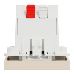 Вимикач для жалюзі Schneider Electric Unica New NU320844 2-х клавішний 6А 2м бежева