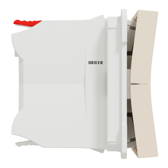 Вимикач для жалюзі Schneider Electric Unica New NU320844 2-х клавішний 6А 2м бежева
