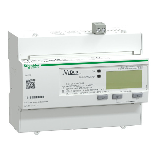 Багатотарифний електролічильник Schneider Electric A9MEM3335 125А M-BUS