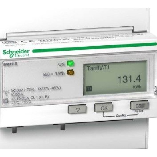 Багатотарифний електролічильник Schneider Electric A9MEM3135 63А M-BUS
