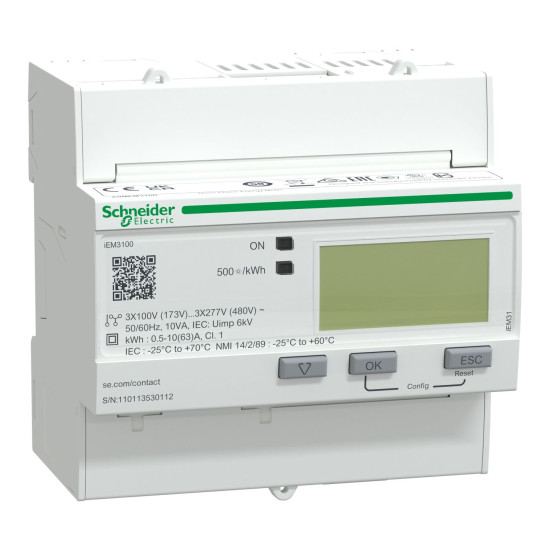 Електролічильник Schneider Electric A9MEM3100 63А