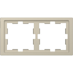 Двомісна рамка Schneider Electric D-Life MTN4020-6533 сахара
