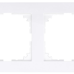Двомісна рамка Schneider Electric M-PURE MTN4020-3625 активно-білий
