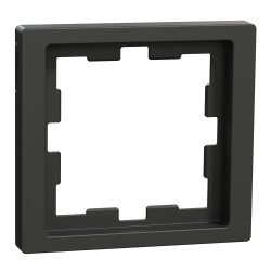 Одномісна рамка Schneider Electric D-Life MTN4010-6534 антрацит