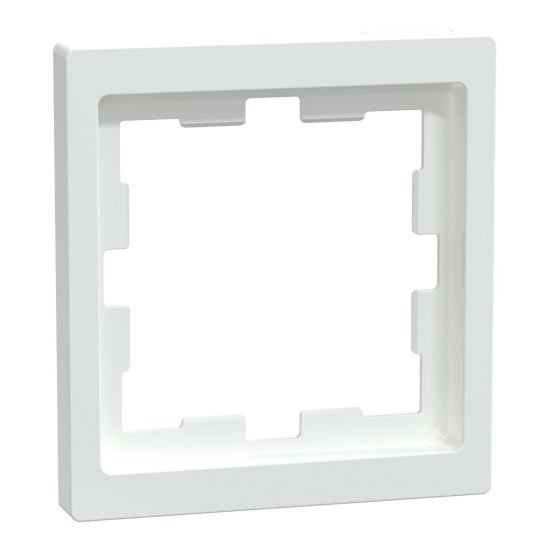 Одномісна рамка Schneider Electric D-Life MTN4010-6535 білий лотос
