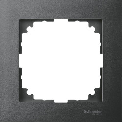 Одномісна рамка Schneider Electric M-PURE MTN4010-3614 антрацит