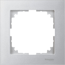 Одномісна рамка Schneider Electric M-PURE MTN4010-3660 алюміній